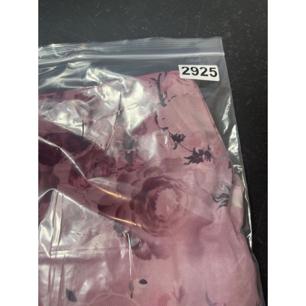 Y2K Babydoll Madden NYC Cocquette Pink Floral Lace Asymmetrical Slip Dress L - Picture 16 of 16